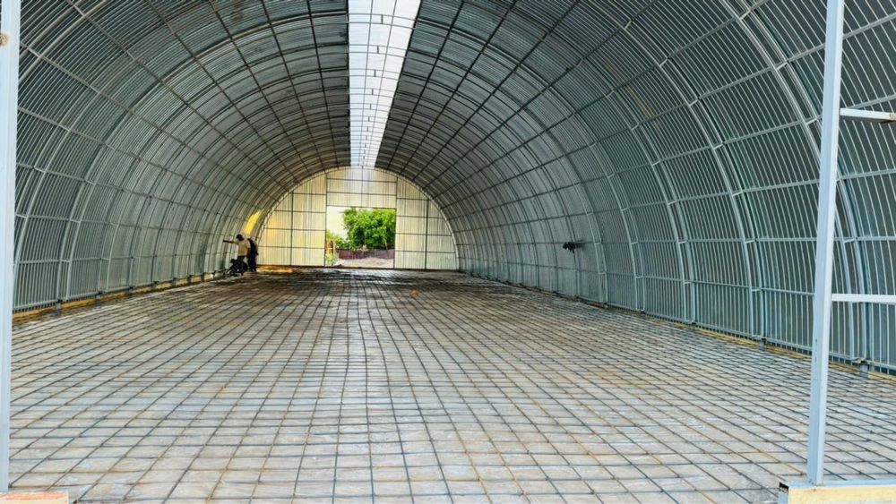 Строительство ангар, зернохранилищ, кошар