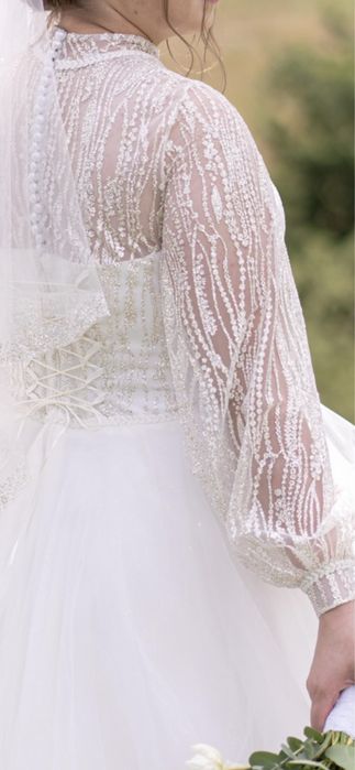 Rochie mireasa stil Boho