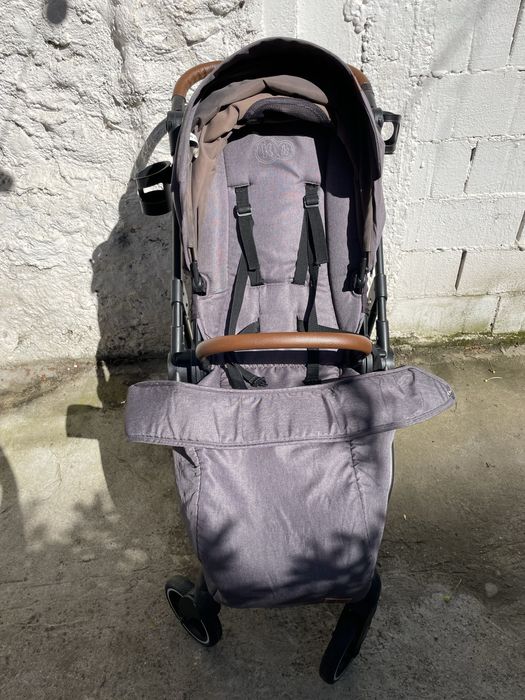 Детска количка Kinderkraft - All Road, сива, лятна