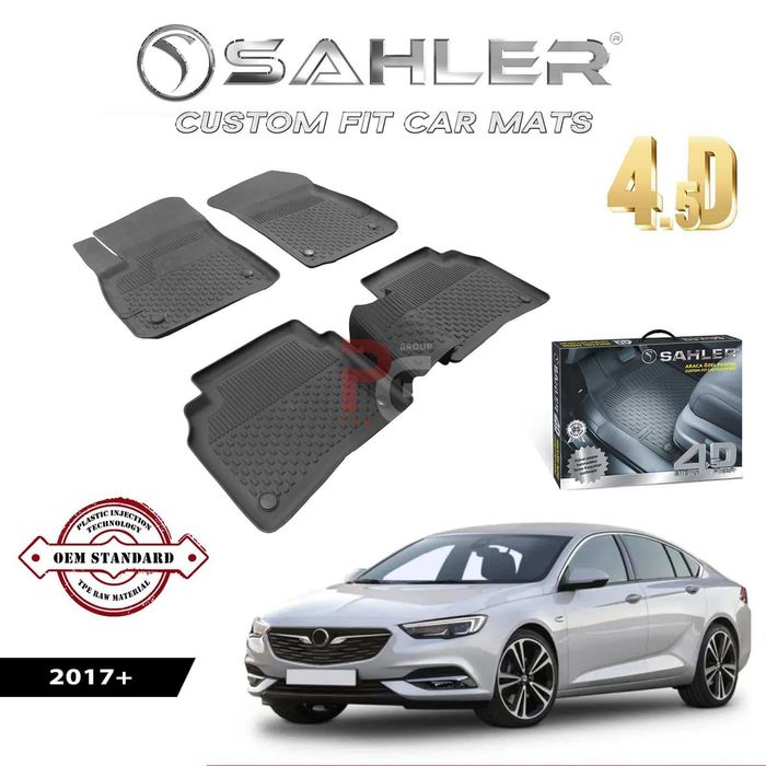 Гумени стелки за Opel Insignia / Опел Инсиния / 2017+ / тип леген / висок борд