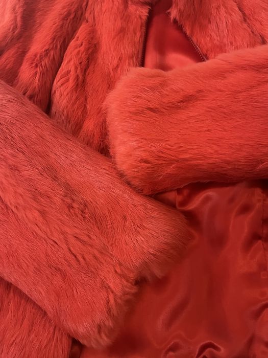 Haina din blana naturala de iepure