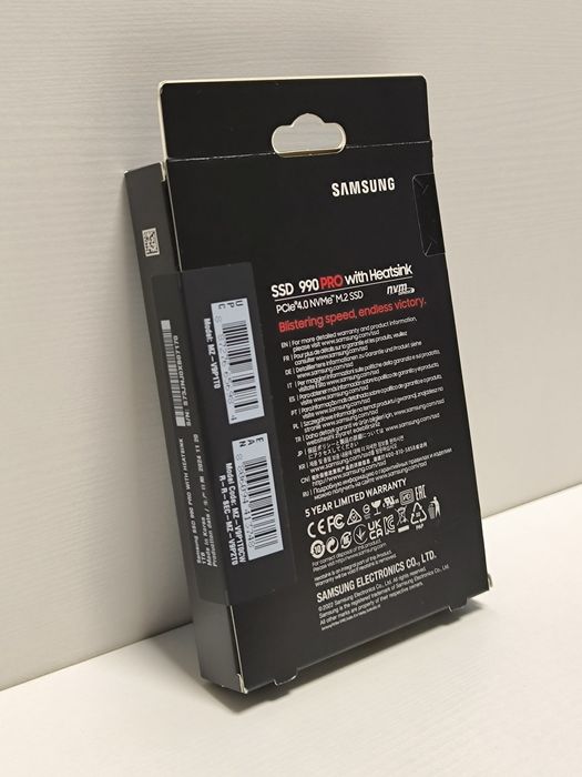 Samsung 990 PRO Heatsink 1 TB M.2 PCIe 4.0 NVMe SSD диск
