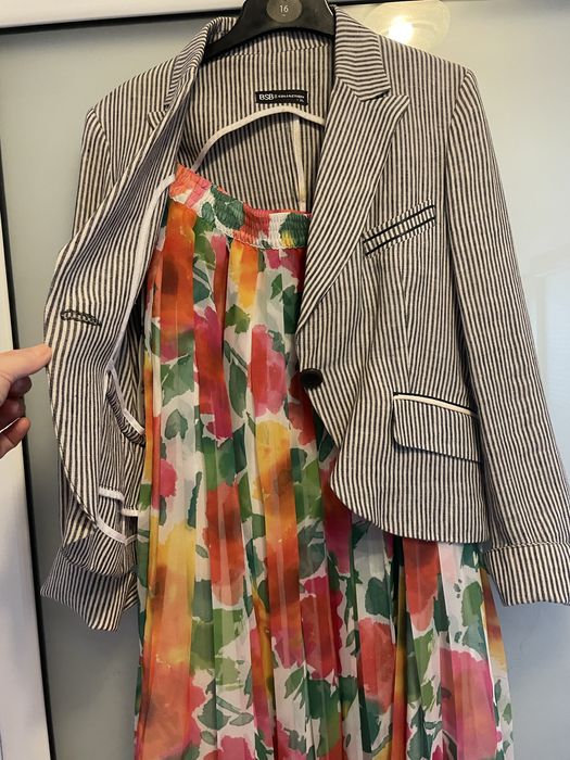 BSB Sacou dama vara in, alb marin M