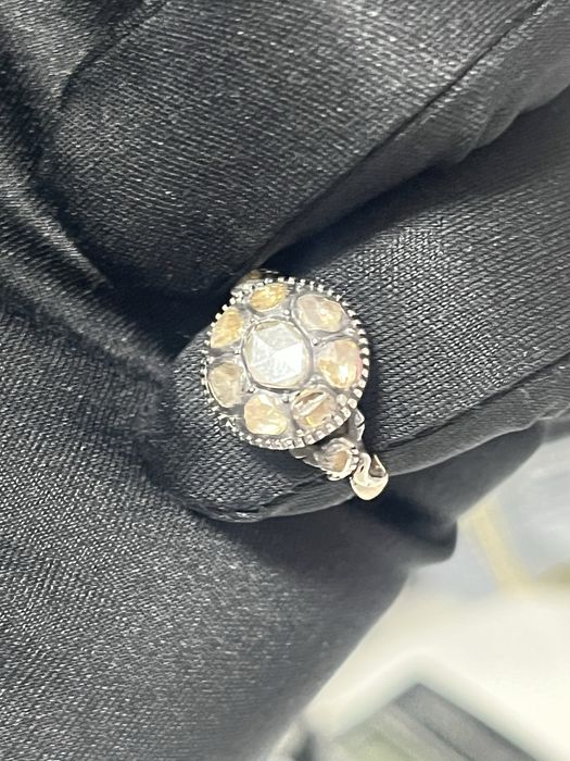 Античен викториански диамантен пръстен (1880 г.)