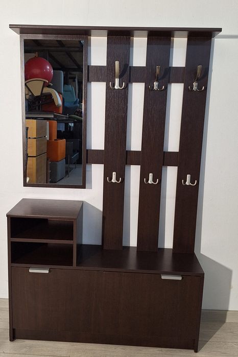 Cuier cu Pantofar și Oglindă; Dulap Hol; Comodă