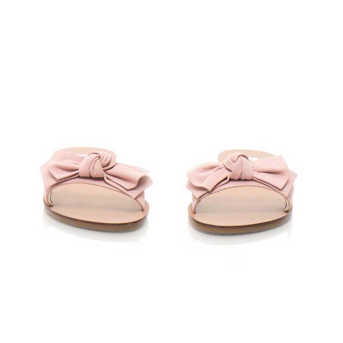 Steve Madden - Розови чехли от набук, размер 39