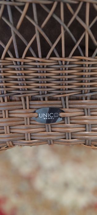 Эко-ротандан ясалган қулай мебел  комплект. Модел Изабелла