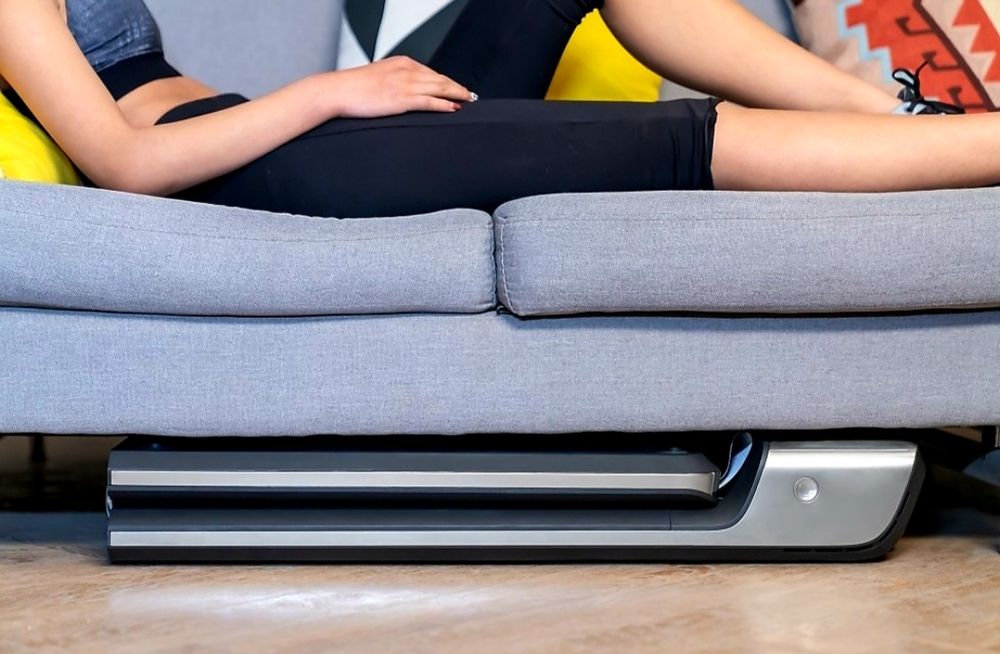 Bandă alergare pliabilă.