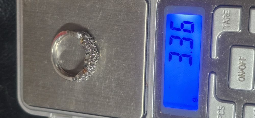 Inel aur alb diamante