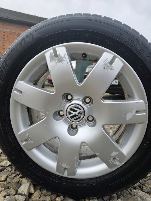 4бр. Алуминиеви джанти+Гуми 16" 5х112 - Audi, VW, Skoda, Seat