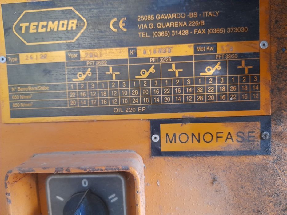 Masina de fasonat fier beton