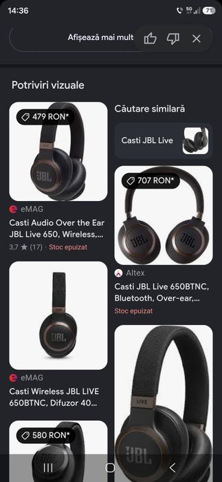 Casti JBL  originale