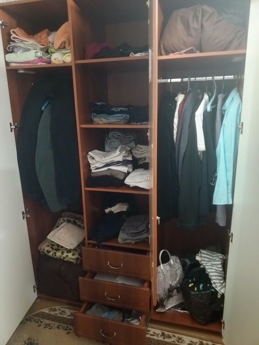 Коричневый шифонер