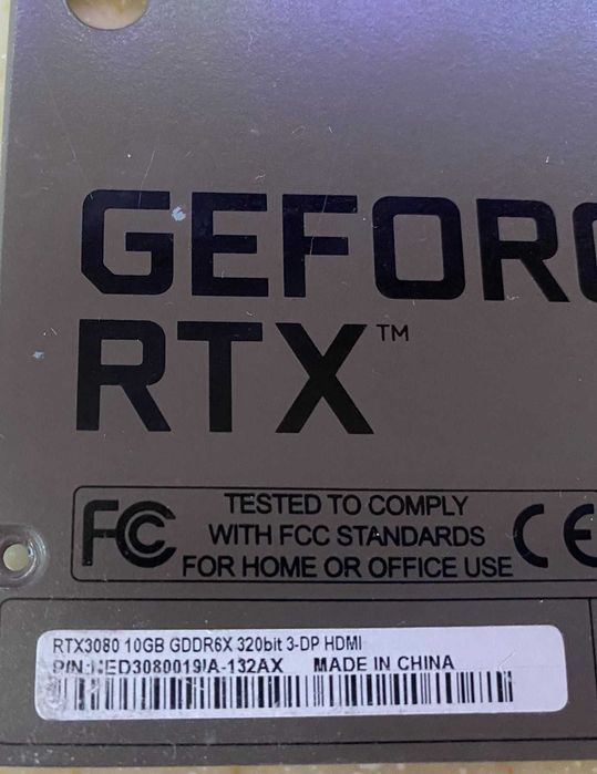 RTX 3080 10GB на запчасти!