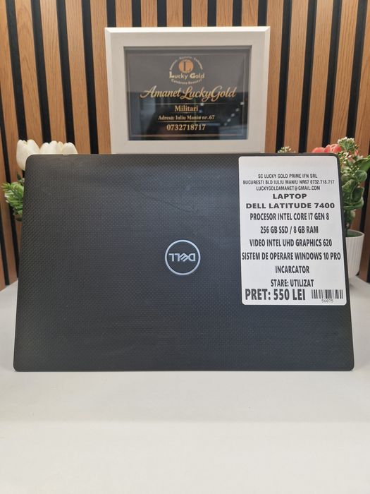 Dell Latitude 7400 i7 Gen 8 256SSD 8GB RAM Intel UHD Graphics 620 Garantie! #56075