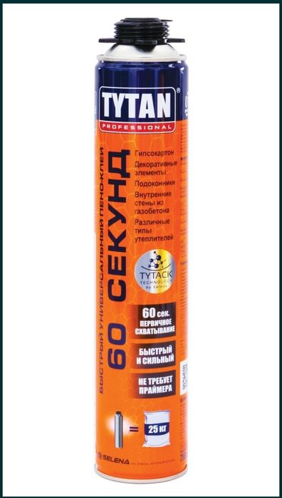TYTAN клей - пена, 60 секунд, 750 мл