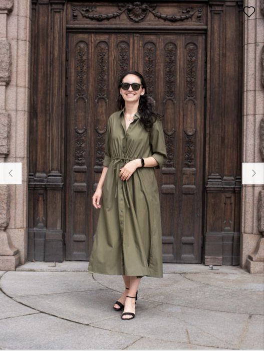 Платье Uniqlo черное 100% хлопок