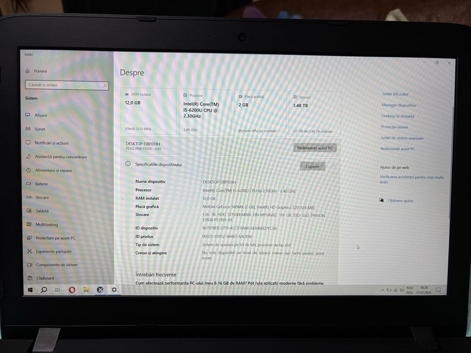 Laptop Gaming i5 GTX