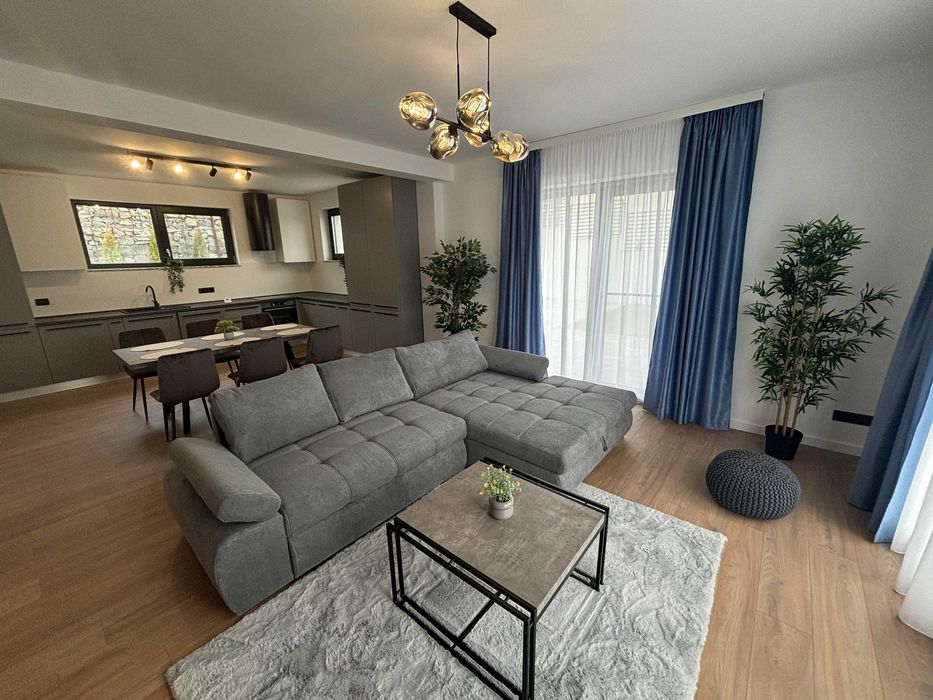 PF Inchiriez Casă Premium Nouă | 140 mp Utili + Teren 500mp  | Popești – Cluj Baciu Valea Seaca