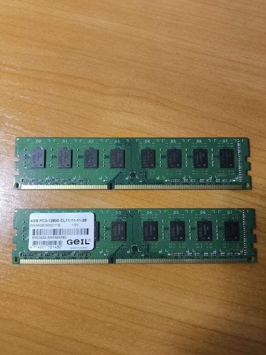 Оперативная память GeIL DDR3 8GB (2x4GB) 1600MHz