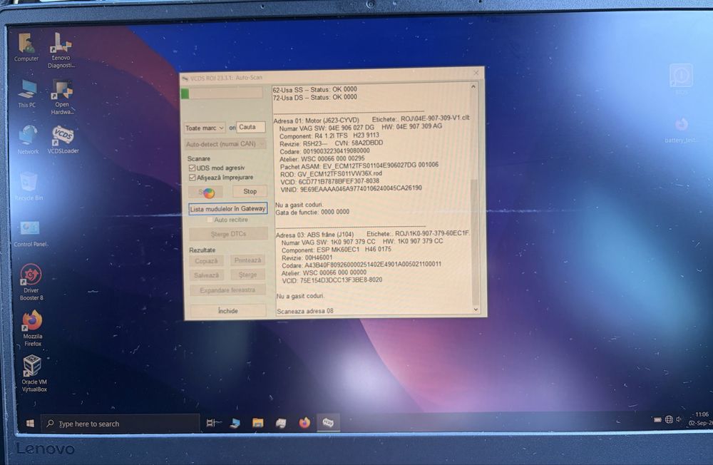 Vand Tester/Diagnoza VAG-COM VCDS Premium + Lenovo ThinkPad L380, de 14 inchi, cu  i3-8130U, 8Gb Ram, SSD 128 gb, baterie noua