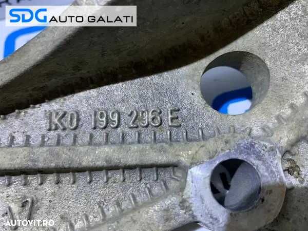 Suport Bascula Brat Trapez Inferior Dreapta Fata Volkswagen Golf 5 2004 - 2008 Cod 1K0199296E [V0741]