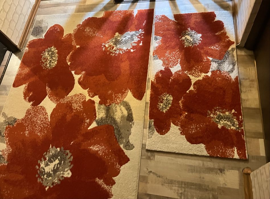 Set covor floral dimensiune 120/170