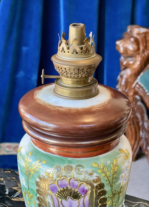 Lampă veche Opalină *** vintage / antic / vechi / retro ***