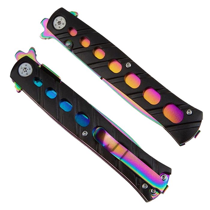 Briceag vanatoare IdeallStore®, Rainbow Destiny, 22.5 cm, multicolor