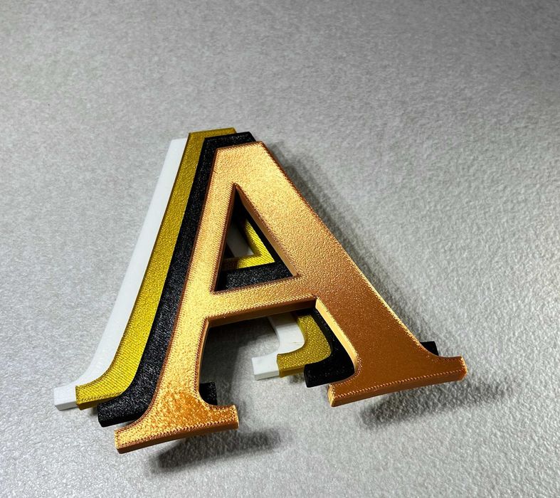 Oбемни букви 3D, Услуги с 3Д принтер, Табелки знаци, светещи надписи