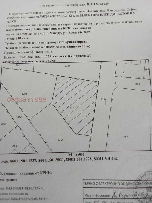 Парцел за жилищно строителство с.Чавдар