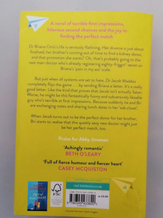 Чуждоезикова литература "Yours Truly" - Abby Jimenez