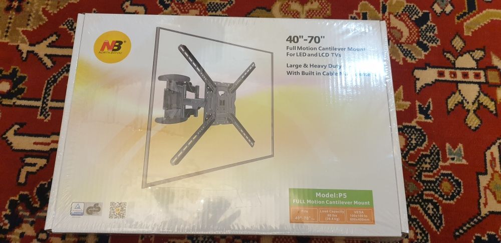 Кронштейн Угловой от 32 до 85 (от10 до 68.2 кg) Фирменный товар 100%