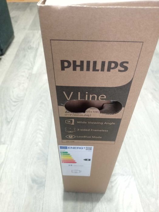 Монитор PHILIPS 221V8/01 Черный. НОВЫЙ!