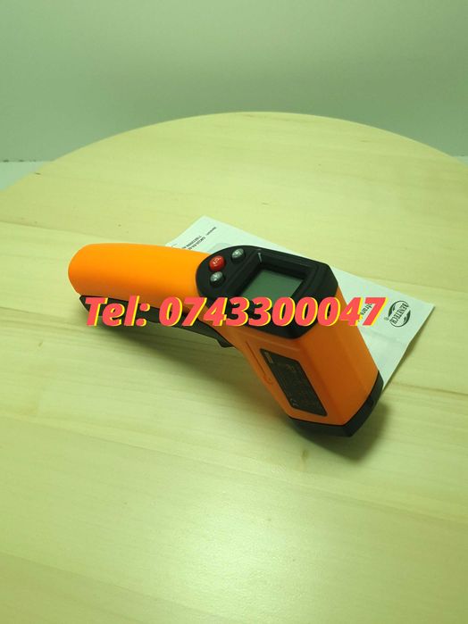 Aparat Temperatura Ir Ir Modul Infrarosu Cu Afisaj Digital Laser -50 / +360 Grade Pentru Masurarea Temperaturii Fara Contact In Domeniul Indicat
