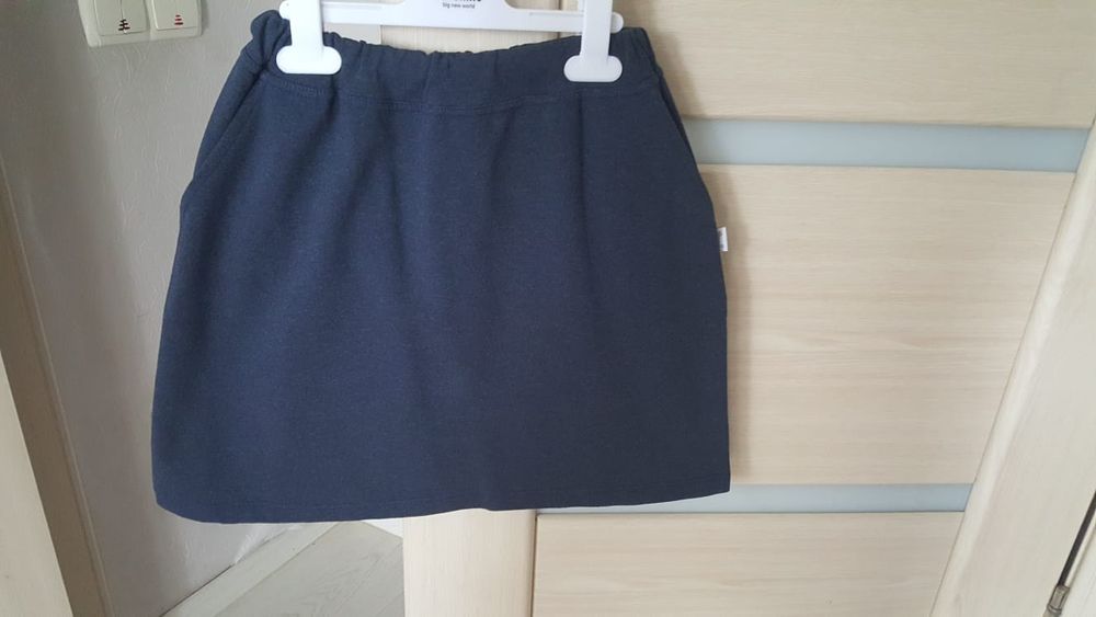 Школьная утепленная юбка для девочки