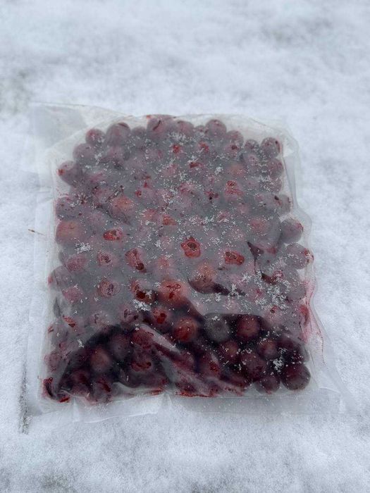 Замороженная вишня, шпанка, хурма  (вакуумная упаковка), 1 кг
