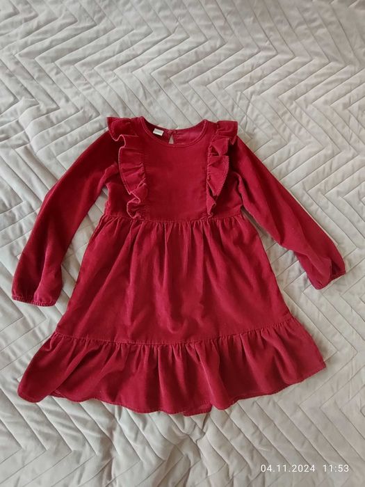 Платье вельвет бордовое идеально для праздника