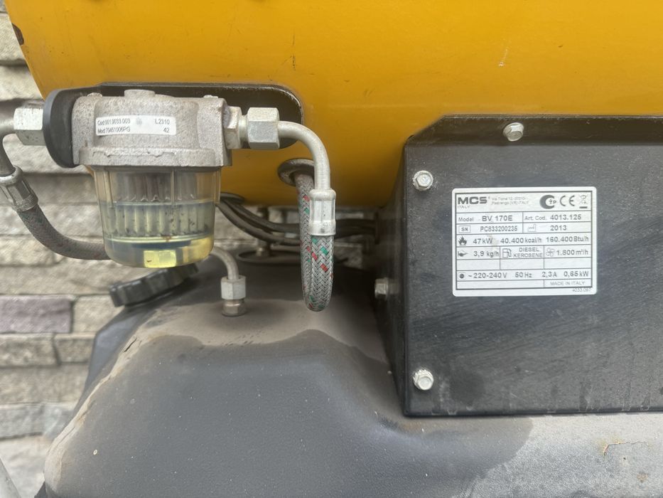 дизельные тепловые пушки Master BV 110 E и Master BV 170 E - Италия