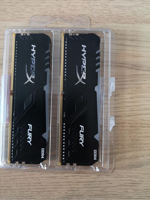 Геймърска RAM памет HyperX Fury RGB 16GB (2x8GB) DDR4 2666MHz CL16