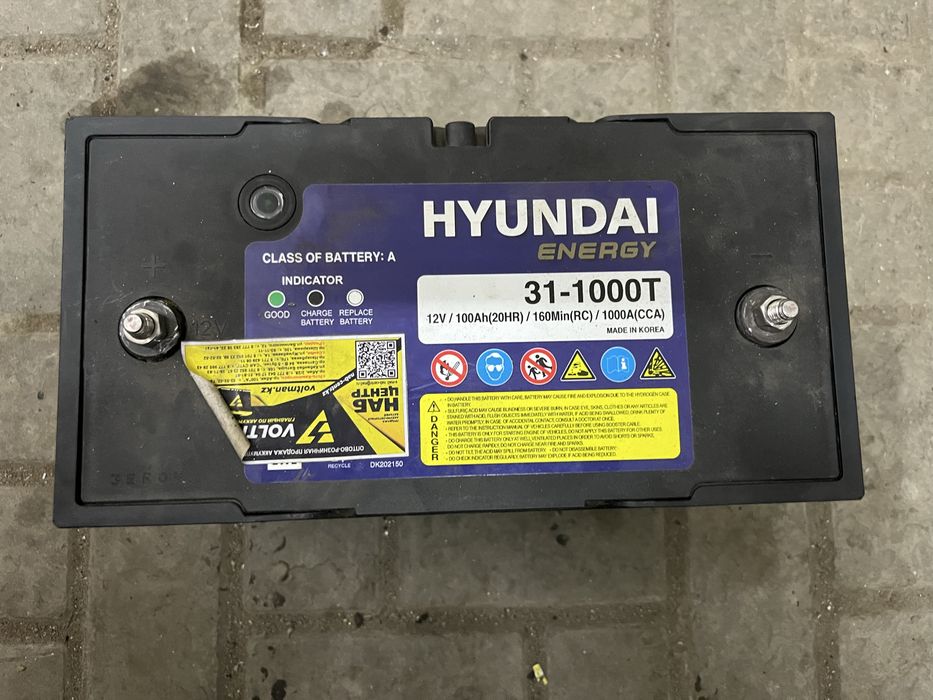 Аккумулятор Delkor и Hyundai