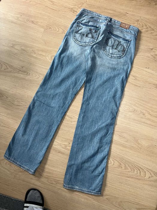 Blugi stil ed hardy affliction vintage baggy y2k