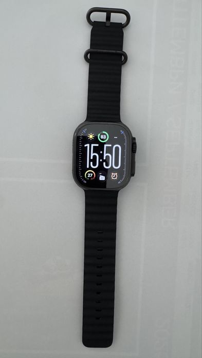 Продавам Apple Watch Ultra 2 GPS + Cellular 49mm Black Titanium в безупречно състояние