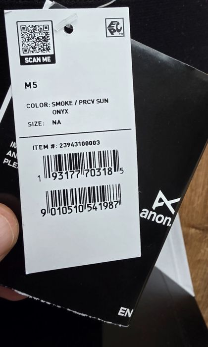 Ochelari ski/Snowboard Anon M5 Smoke