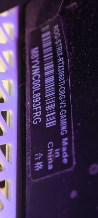 Asus  Rtx3060 TI Rog Strix 8gb Lhr