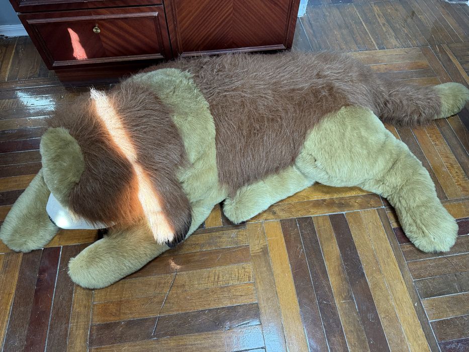 Магкая игрушка собака большая