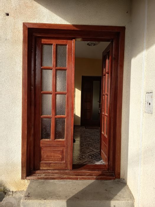 Ușa stejar 2x 125  cu deschidere in 2 direcții