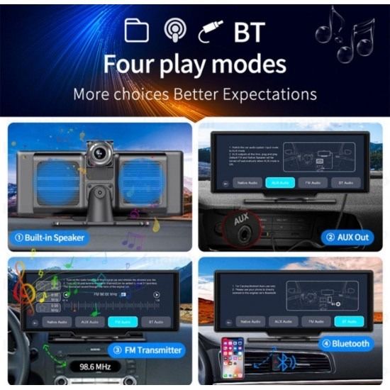 10-инчов Apple Carplay/Android Auto Навигация C200