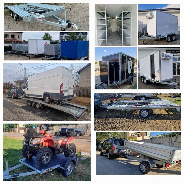 Inchiriez platforme,remorci auto moto ,atv, frigorifice