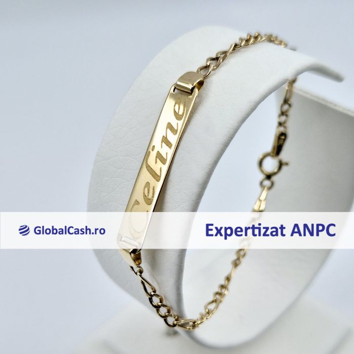 Bratara Celine din aur de 14k, 1.50g | GlobalCash.ro #MI112994